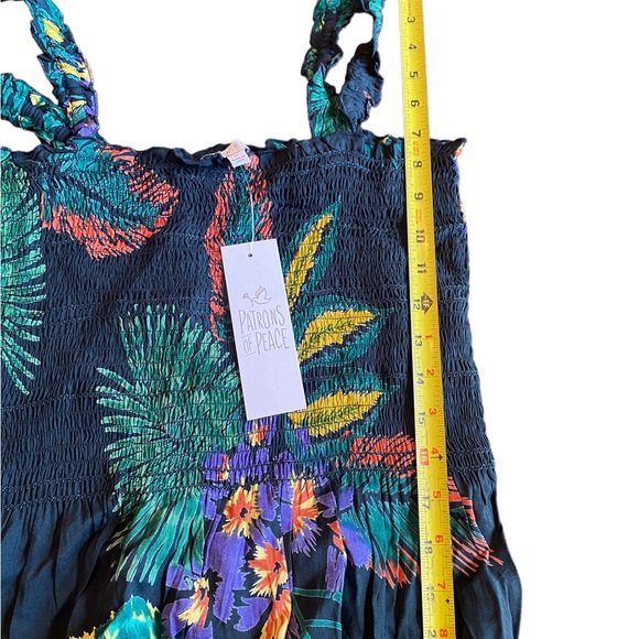 Patrons of Peace Tropical Print Floral Top - Picture 11 of 13